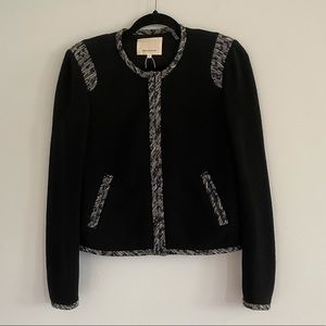 Rebecca Taylor Zip Front Sweater Sz 6